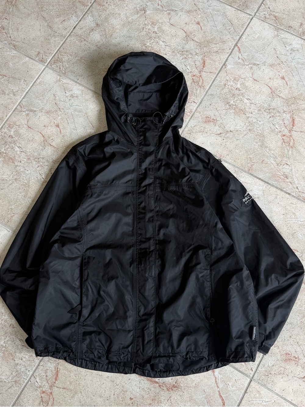 Pacific Trail Waterproof Hooded Shell Jacket Black M